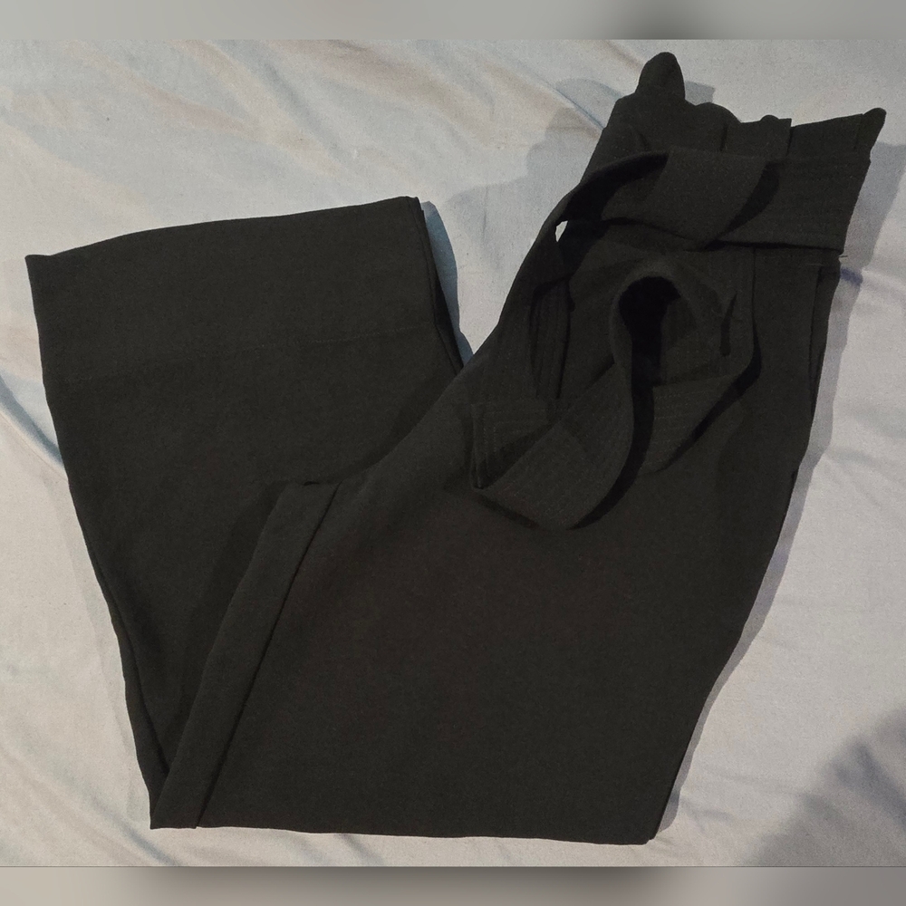 Madewell Wideleg High Waisted Pullon Pants With Tie Front Detail Size XS